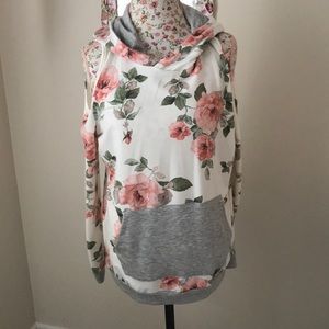 Cold Shoulder Hoodie